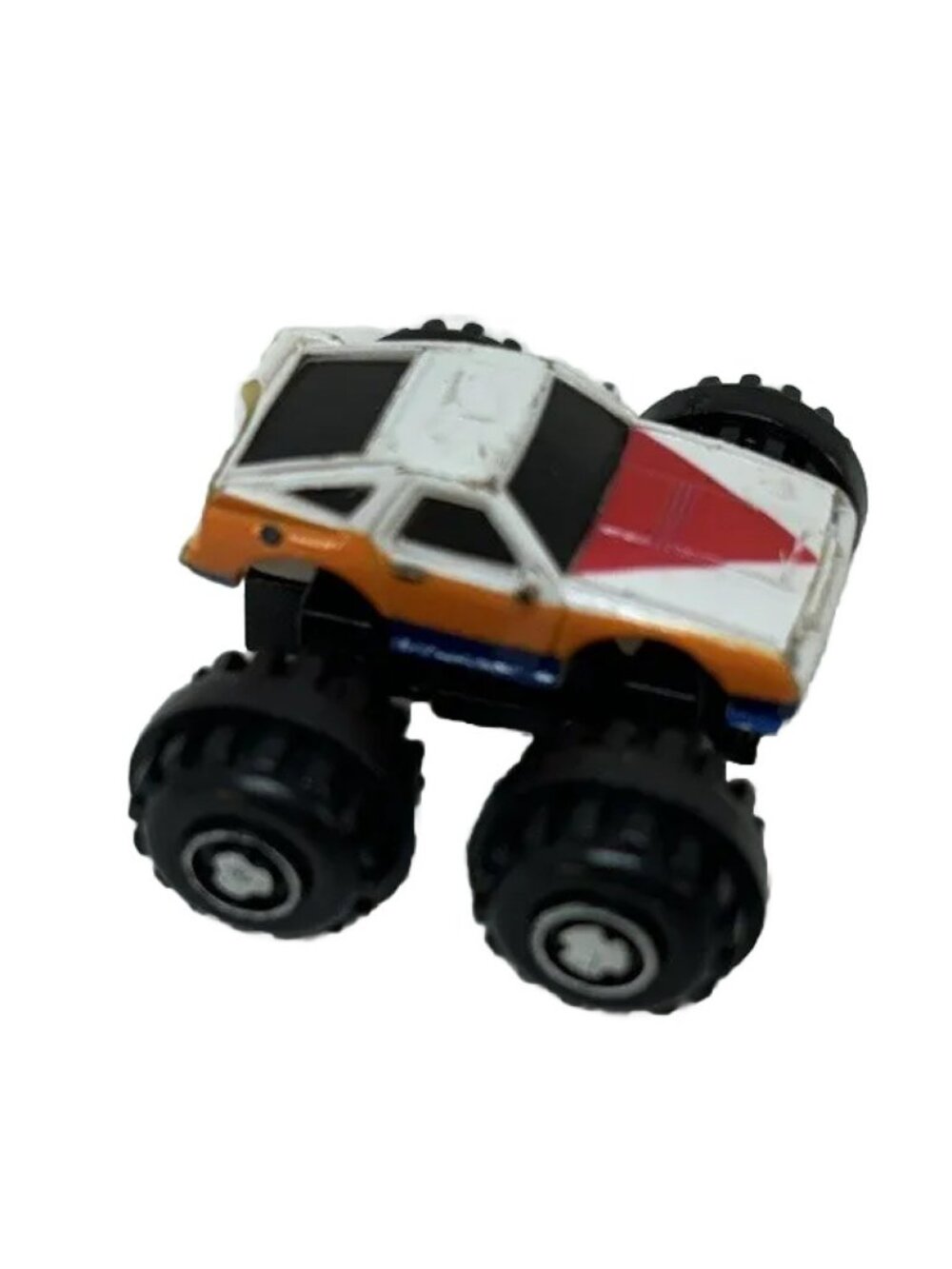 Vintage 1990s Micro Machines Dodge Daytona Monster Truck Diecast Miniature White